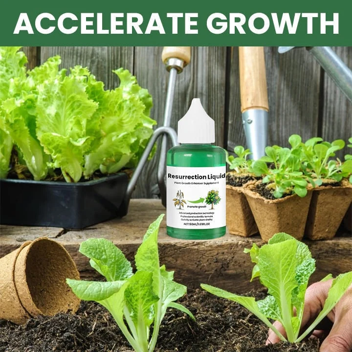 Liquid Plant Growth and Rooting Stimulator 50ml Green Plant Fertilizer Dispenser Bottle