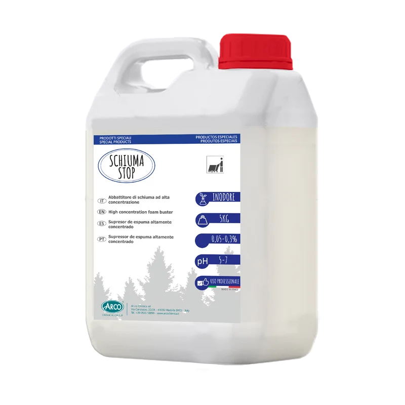 Antischiuma concentrato Arco Chimica Schiuma Stop 5 kg DISPONIBILE IN 10 GIORNI LAVORATIVI