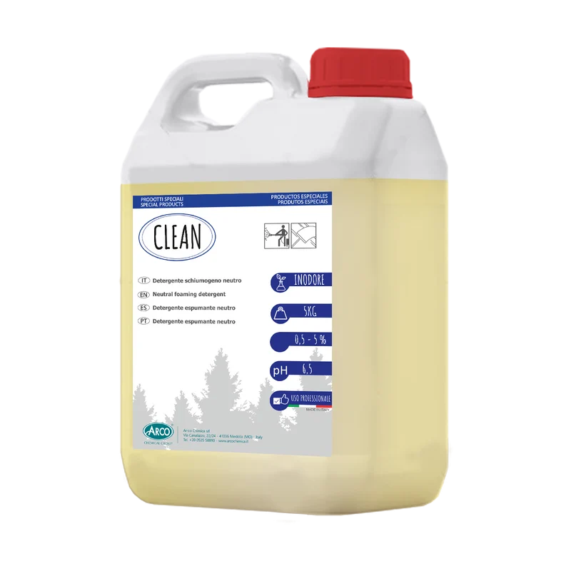 Detergente schiumogeno neutro Arco Chimica Clean 4x5 kg DISPONIBILE IN 10 GIORNI LAVORATIVI