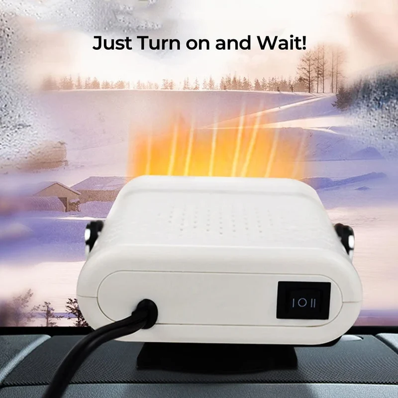 12V Car Heater Fan with Defrost and Warm Air Function