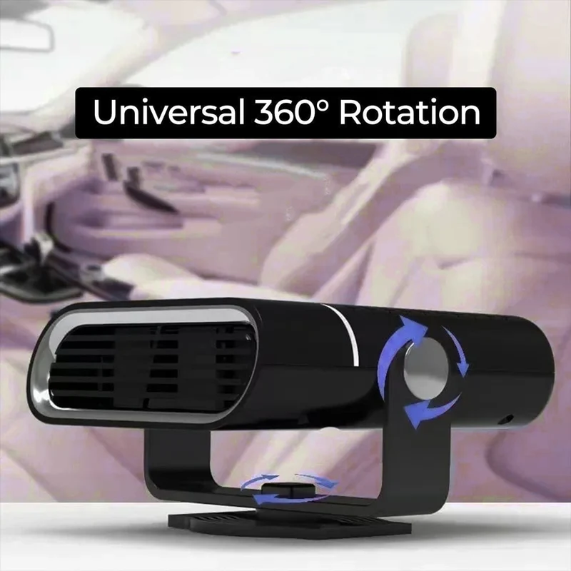 12V Car Heater Fan with Defrost and Warm Air Function