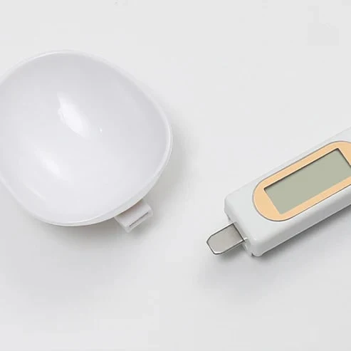 Digital Kitchen Spoon Scale with LCD Display and Interchangeable Food-Safe Tips