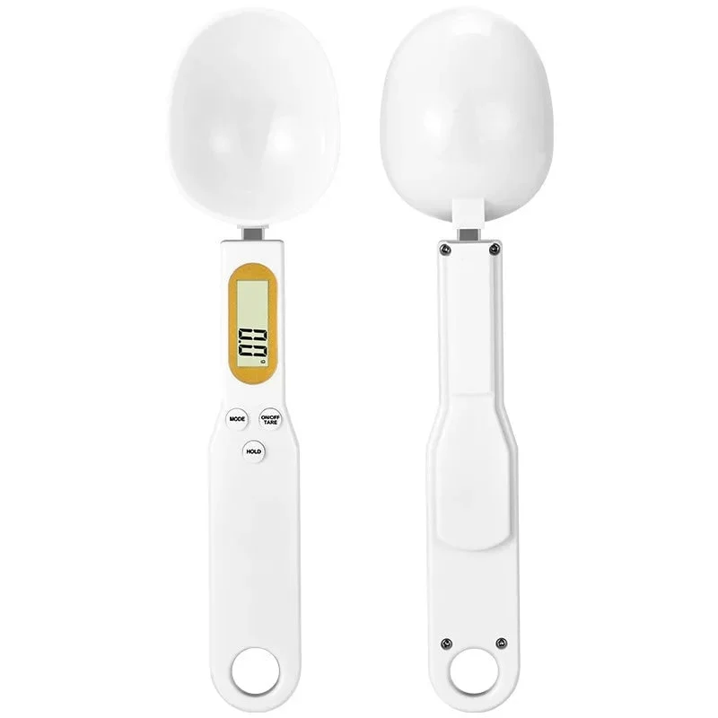 Digital Kitchen Spoon Scale with LCD Display and Interchangeable Food-Safe Tips