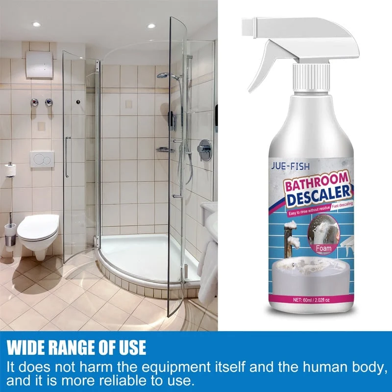 Bathroom Cleaning and Descaling Foam with 60ml Spray Descaler