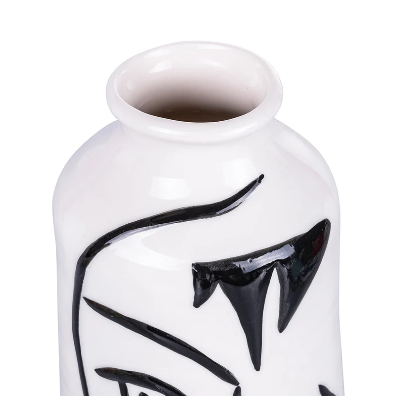 Vaso con Viso Ø9,8x24 cm in Ceramica VdE Tivoli 1996 Vis a Vis