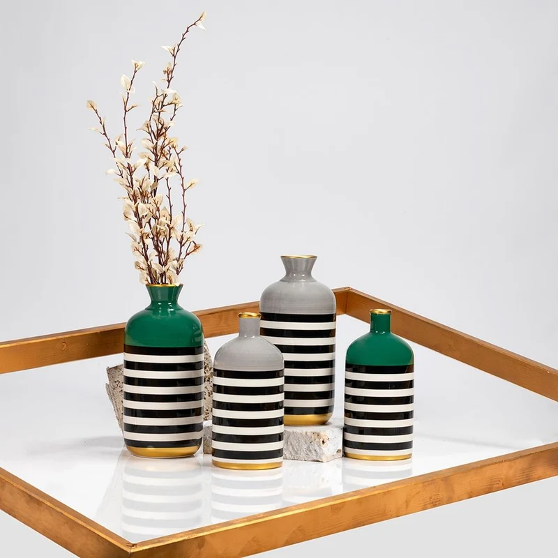 Vaso Ø10,4x22,1 cm 1,15 Litri in Ceramica VdE Tivoli 1996 Luxury House