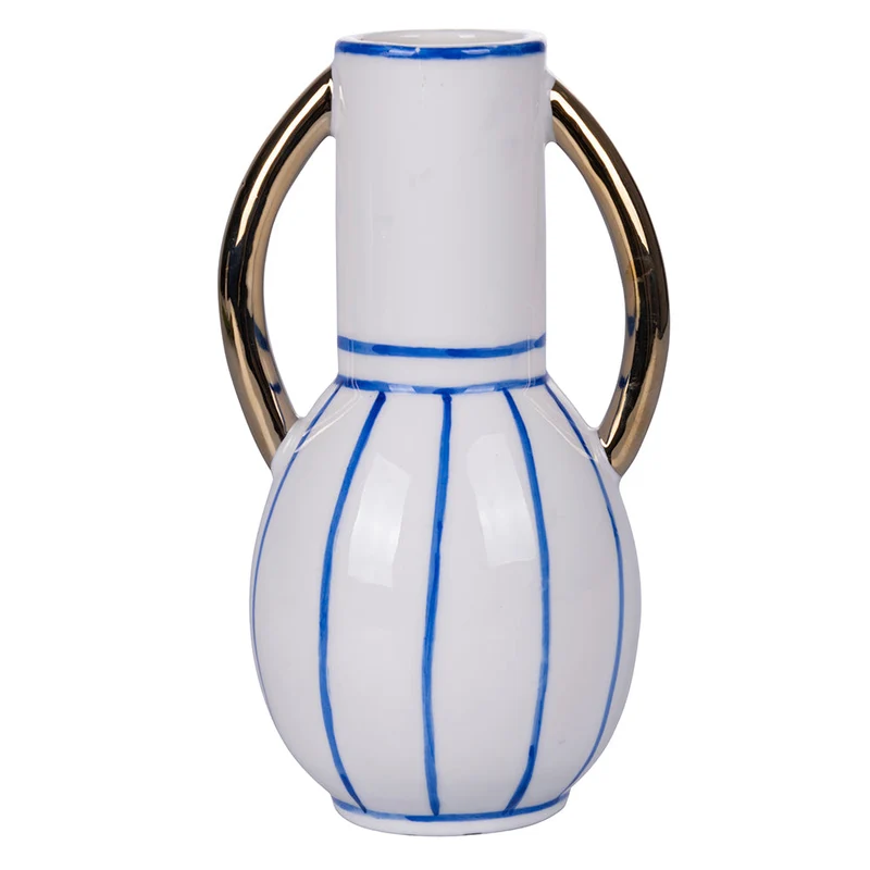 Vaso con Manici 11x9,5x19,5 cm in Porcellana VdE Tivoli 1996 Egeo