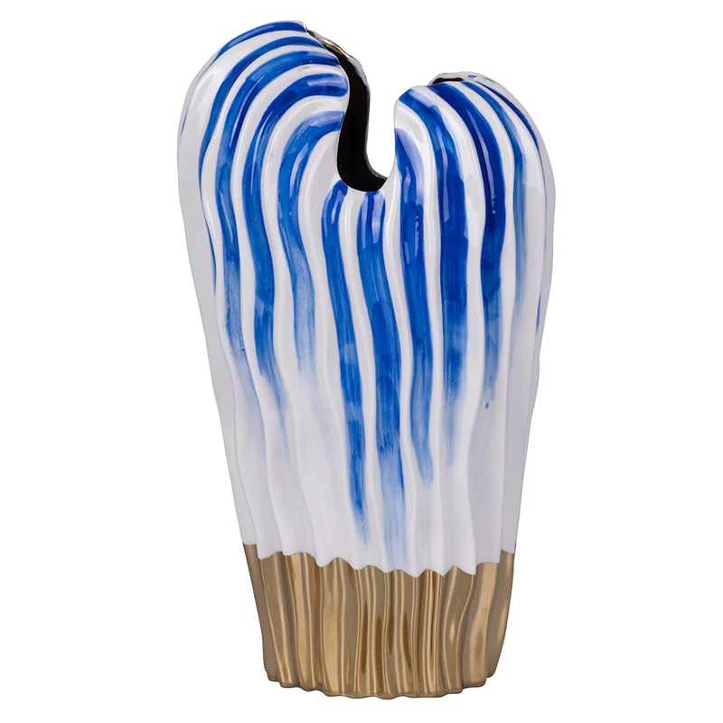 Vaso 15,5x10,5x28 cm in Porcellana VdE Tivoli 1996 Egeo