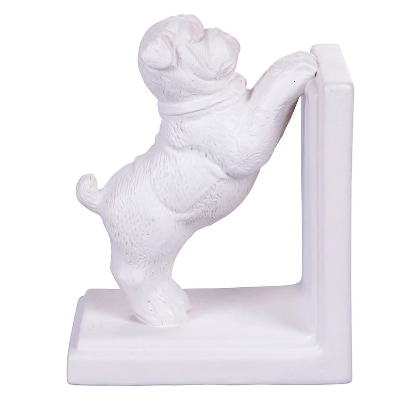 Set 2 Fermalibri 15,5x10x20 cm in Poliresina VdE Tivoli 1996 Dogs