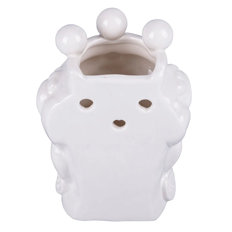 Umidificatore per Radiatori Testa di Moro Donna 10x6x14 cm in Ceramica VdE Tivoli 1996 Sicilia
