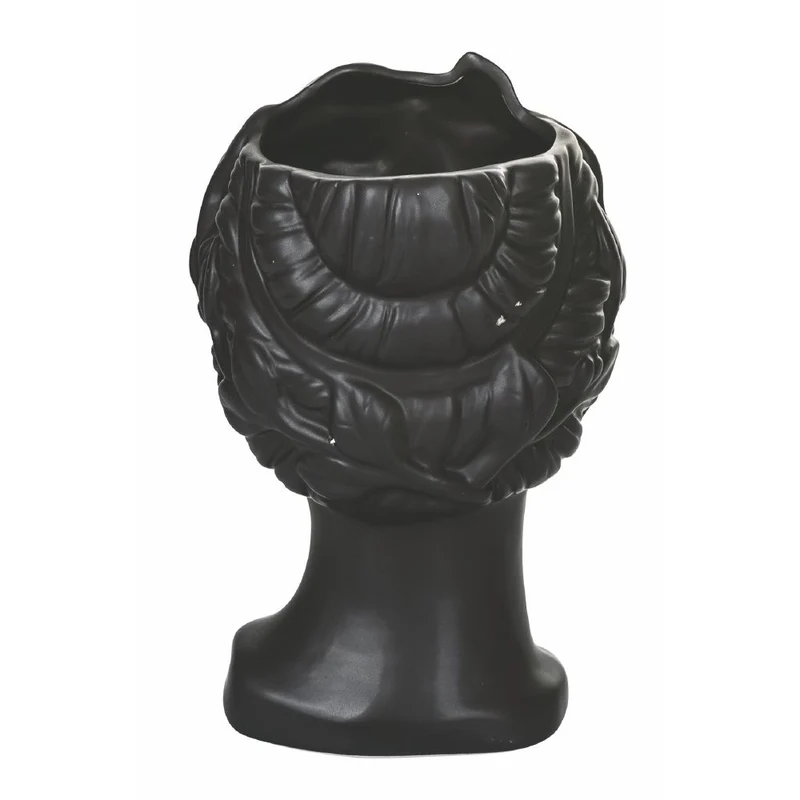 Vaso a Forma di Viso 14x15x21 cm in Dolomite VdE Tivoli 1996 Vis a Vis