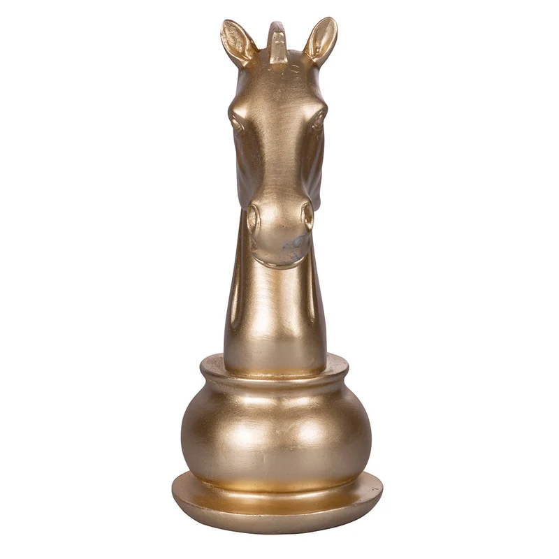 Cavallo Scacchi Decorativo 10,5x8,5x19 cm in Poliresina VdE Tivoli 1996 Chess
