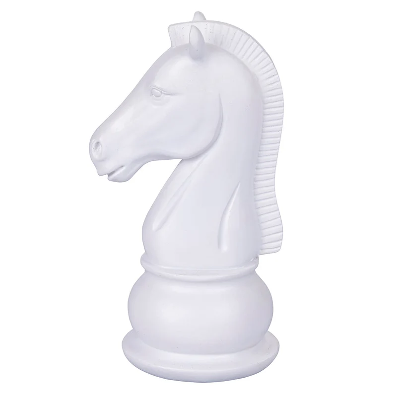 Cavallo Scacchi Decorativo 10,5x8,5x19 cm in Poliresina VdE Tivoli 1996 Chess