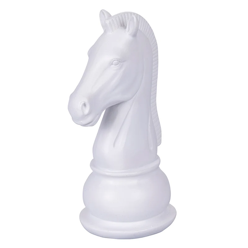 Cavallo Scacchi Decorativo 10,5x8,5x19 cm in Poliresina VdE Tivoli 1996 Chess