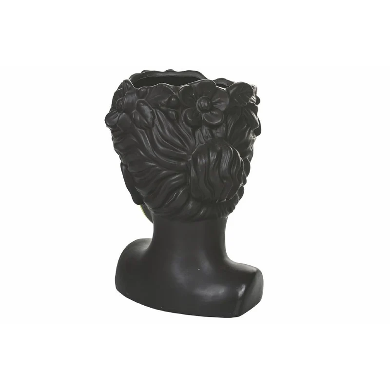 Vaso a Forma di Viso 15x14x22 cm in Dolomite VdE Tivoli 1996 Vis a Vis