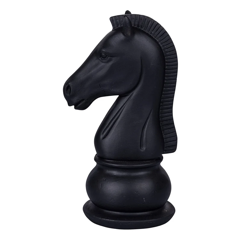 Cavallo Scacchi Decorativo 10,5x8,5x19 cm in Poliresina VdE Tivoli 1996 Chess