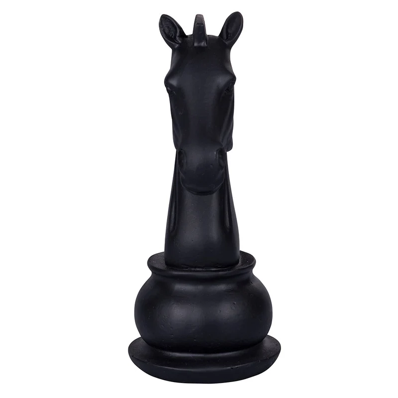 Cavallo Scacchi Decorativo 10,5x8,5x19 cm in Poliresina VdE Tivoli 1996 Chess
