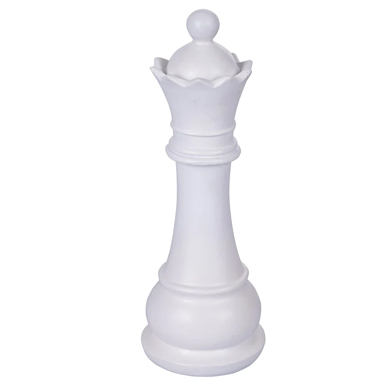 Alfiere Scacchi Decorativo Ø9x25,5 cm in Poliresina VdE Tivoli 1996 Chess