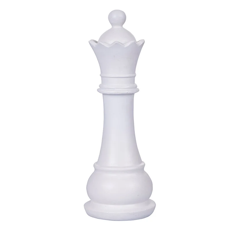 Alfiere Scacchi Decorativo Ø9x25,5 cm in Poliresina VdE Tivoli 1996 Chess