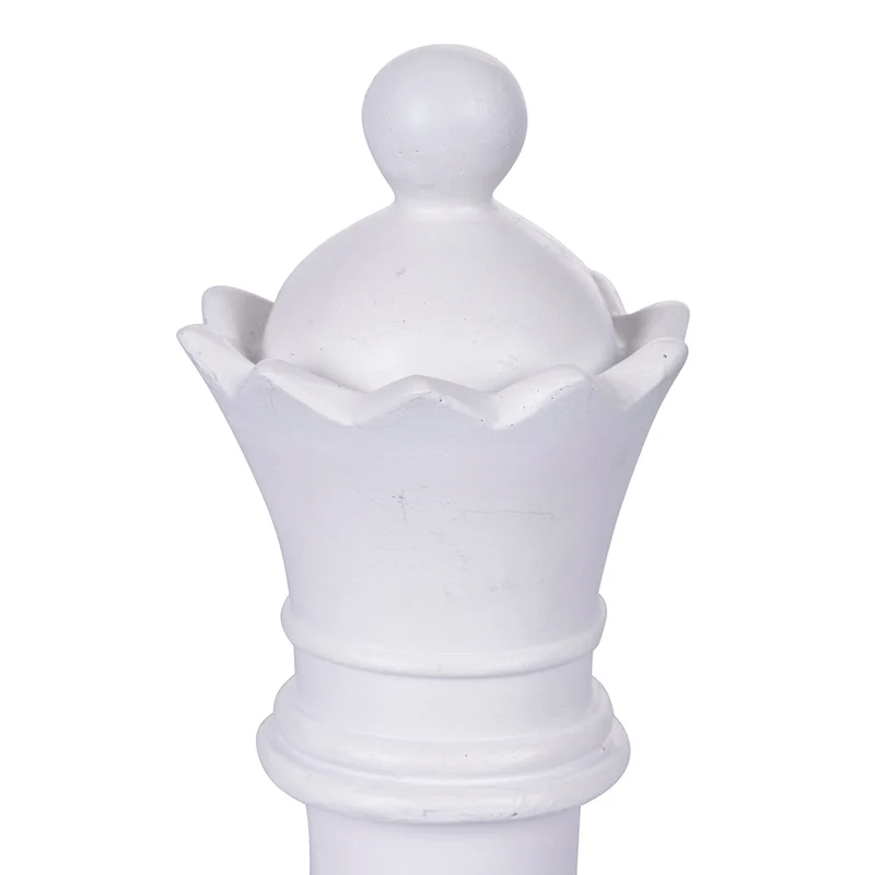 Alfiere Scacchi Decorativo Ø9x25,5 cm in Poliresina VdE Tivoli 1996 Chess