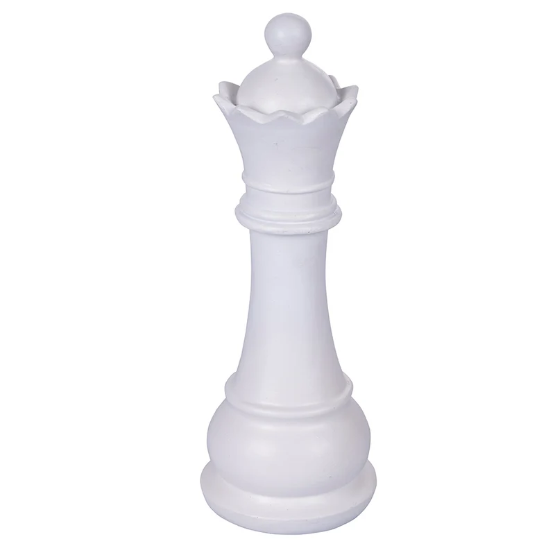 Alfiere Scacchi Decorativo Ø9x25,5 cm in Poliresina VdE Tivoli 1996 Chess
