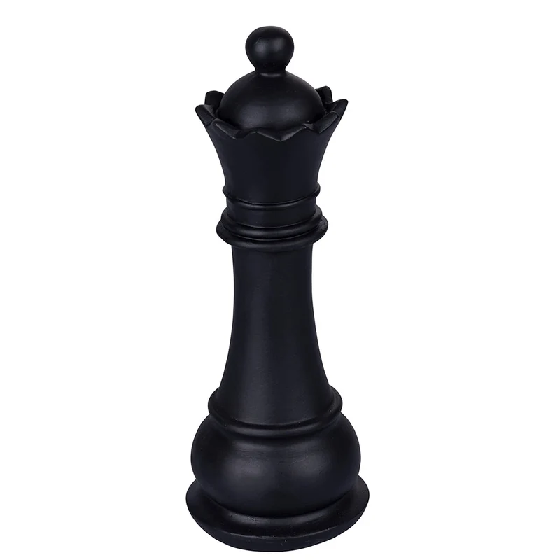 Alfiere Scacchi Decorativo Ø9x25,5 cm in Poliresina VdE Tivoli 1996 Chess