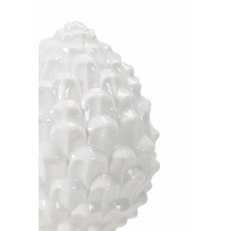 Pigna con Base Decorativa 8,5x8,5x14 cm in Ceramica VdE Tivoli 1996 Pigna