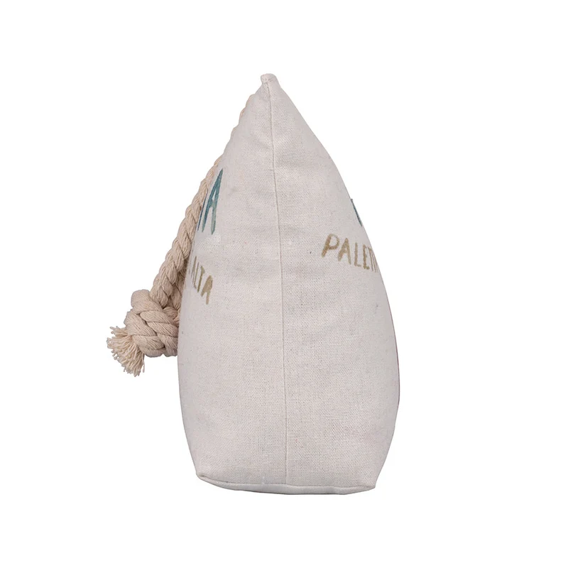 Fermaporta 20x10x20 cm 100% poliestere VdE Tivoli 1996 Le Travisate Bianco