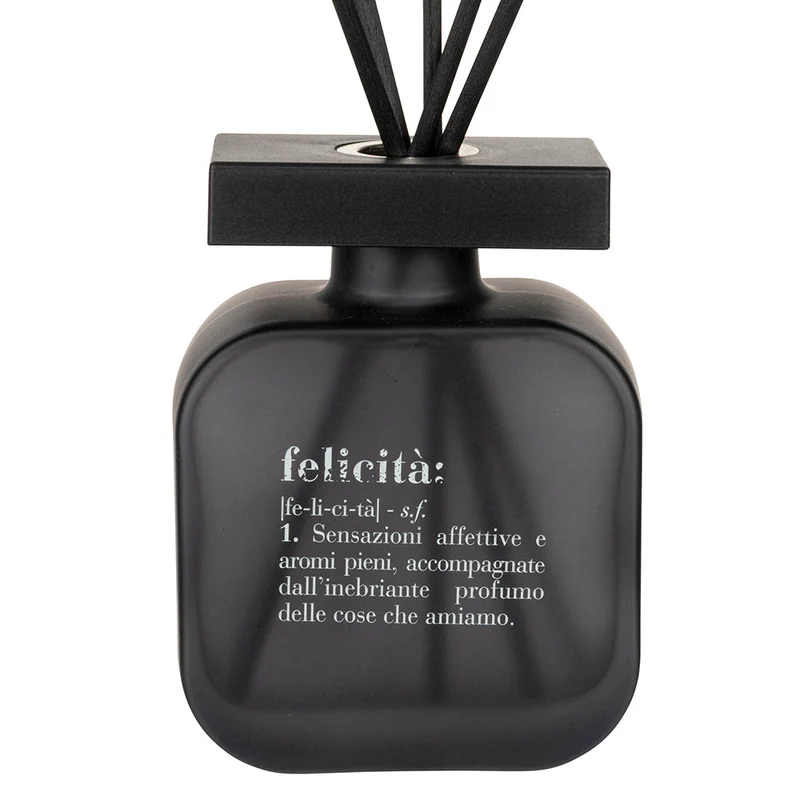 Diffusore fragranze per ambienti 200 ml in Vetro nera VdE Tivoli 1996 Nero