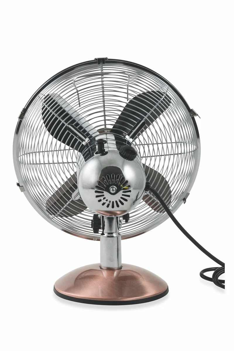 Ventilatore da Tavolo 30cm Oscillante 3 Velocità 35W Kooper Eolo Bicolore