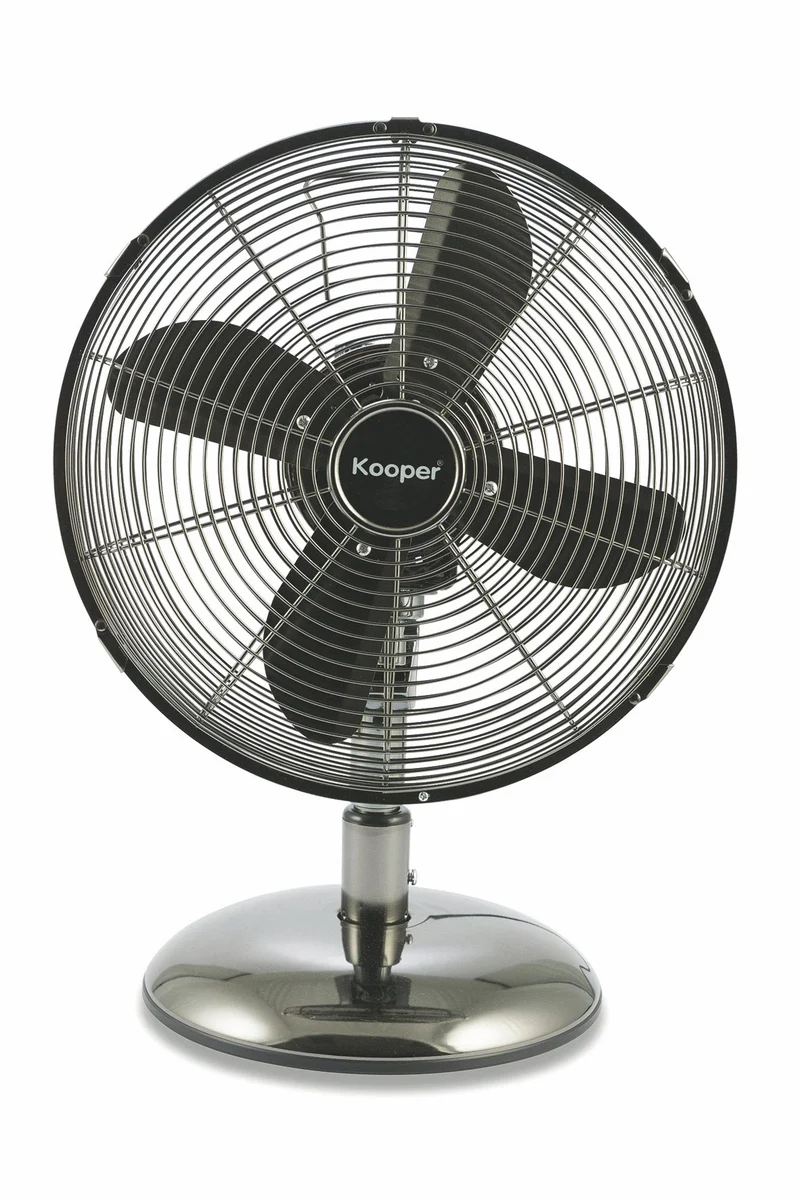 Ventilatore da Tavolo 30cm Oscillante 3 Velocità 35W Kooper Eolo Fumè