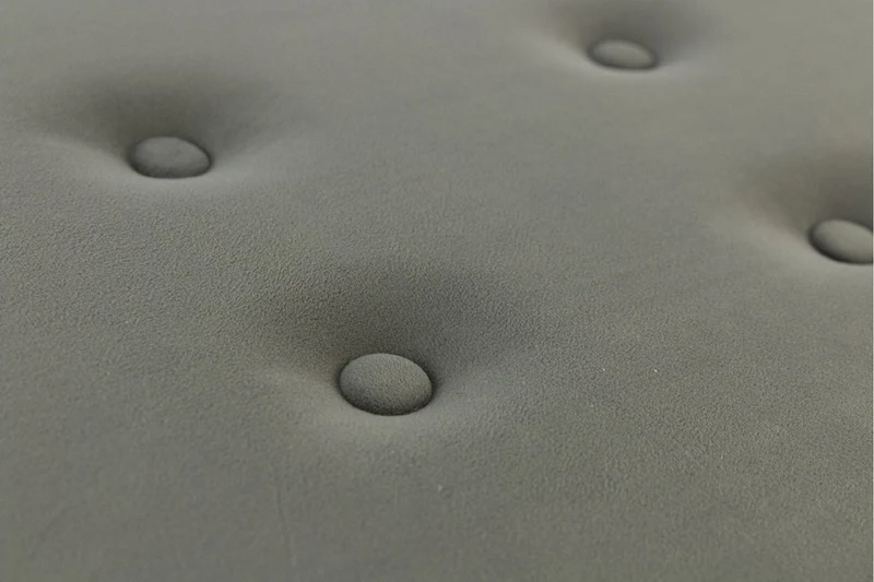 Baule Cassapanca Pouf Contenitore in Velluto Soriani Tortora