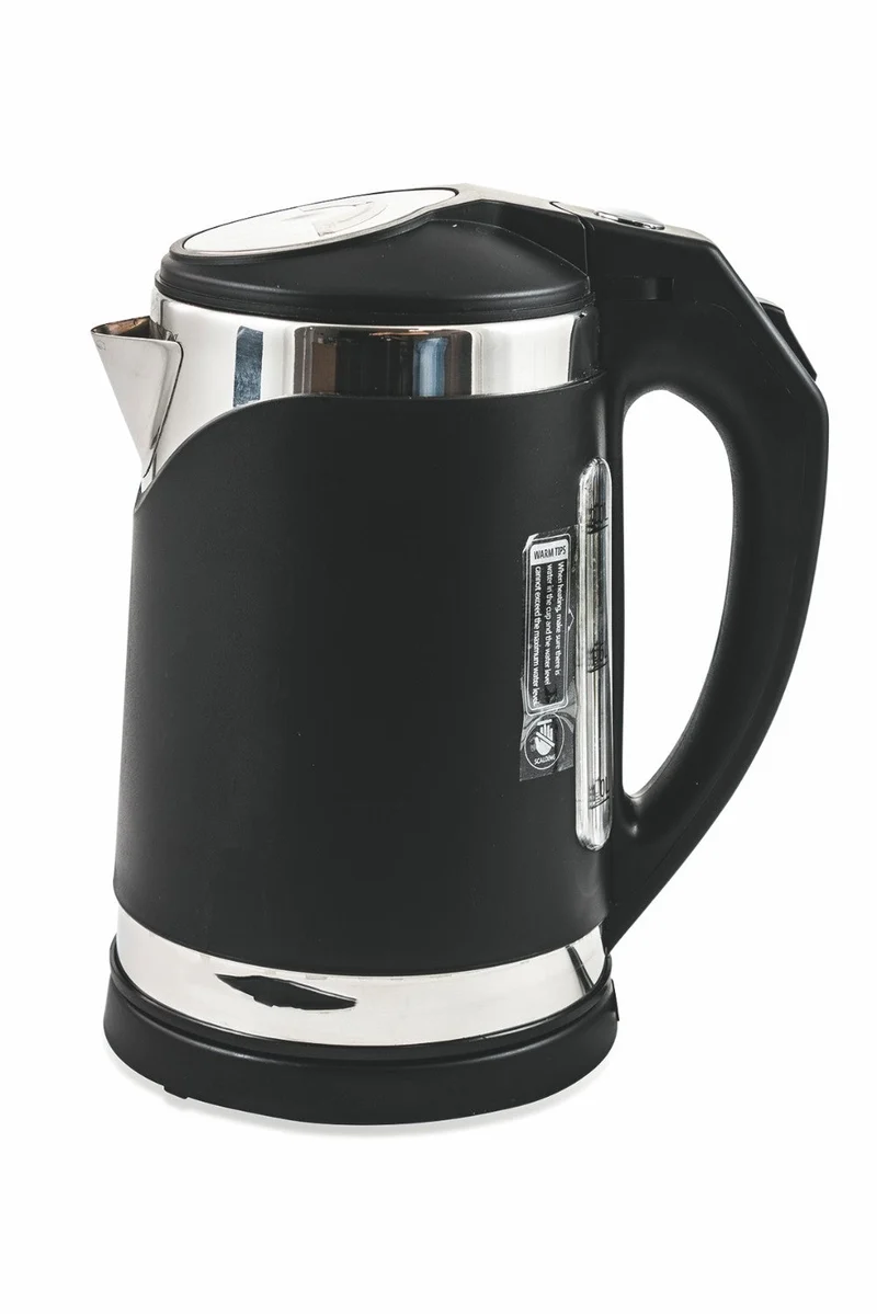 Bollitore Elettrico 1500W 2 Litri Kooper Warmy Nero