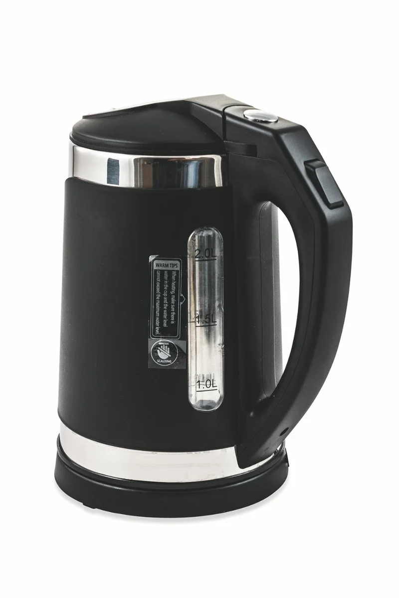 Bollitore Elettrico 1500W 2 Litri Kooper Warmy Nero