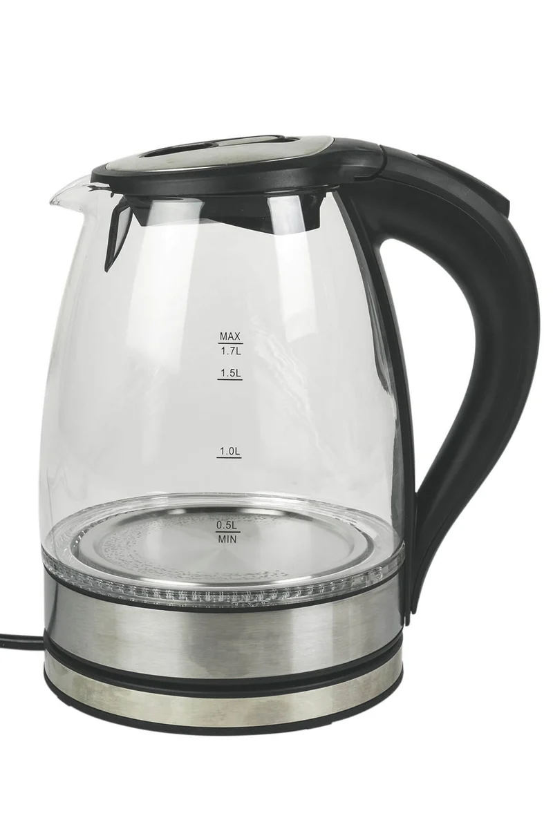 Bollitore Elettrico in Vetro 1800W 1,7 Litri Kooper Boiled