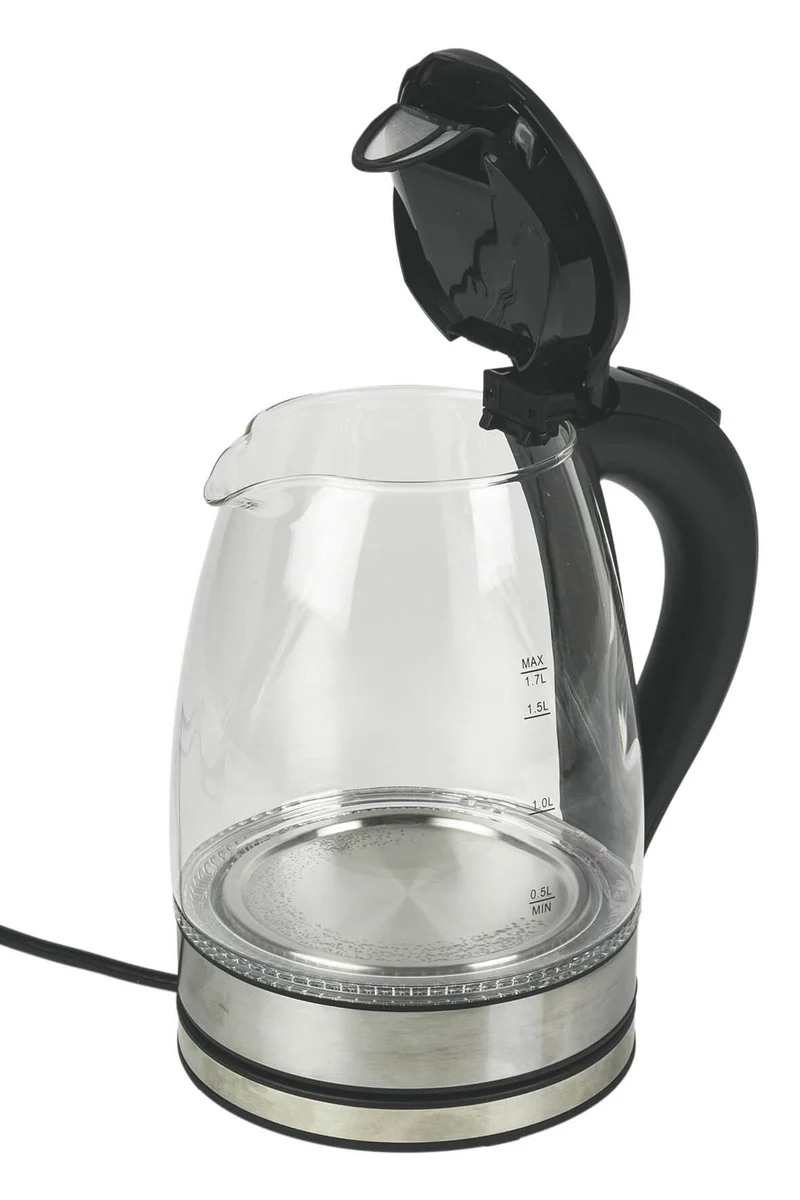 Bollitore Elettrico in Vetro 1800W 1,7 Litri Kooper Boiled