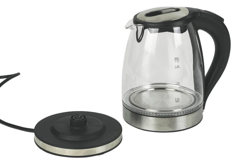 Bollitore Elettrico in Vetro 1800W 1,7 Litri Kooper Boiled
