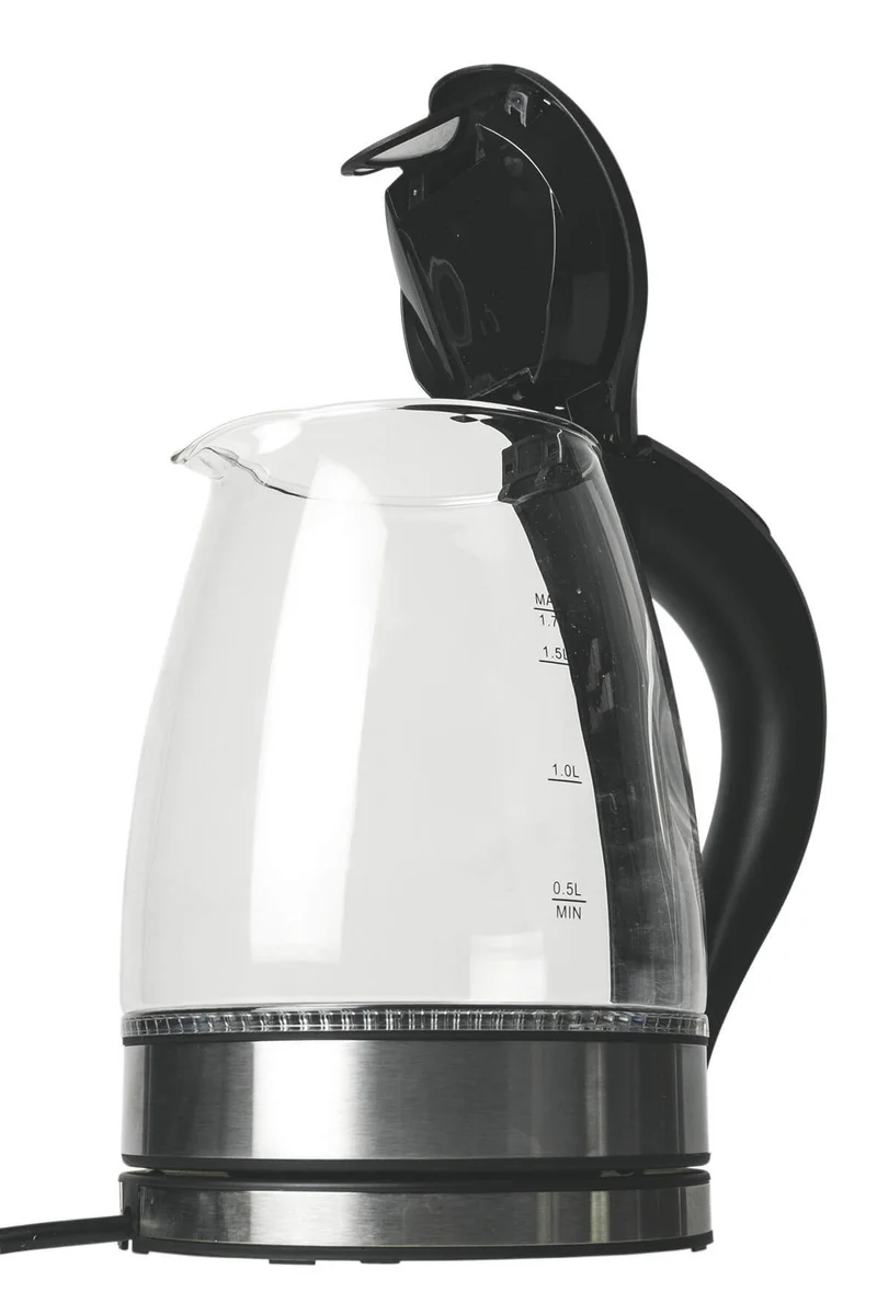 Bollitore Elettrico in Vetro 1800W 1,7 Litri Kooper Boiled