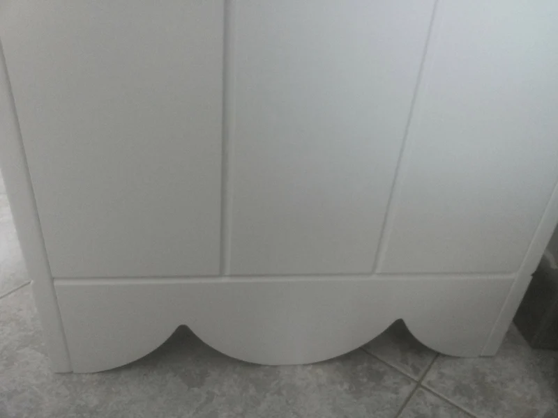 Cassapanca Baule Rettangolare in MDF 85x40x45 cm Fumer Florence Bianca
