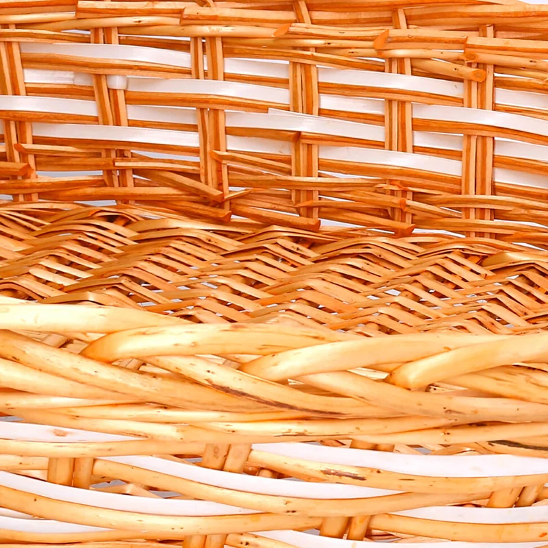Cesta in Vimini marrone ovale cm 72x48xh13