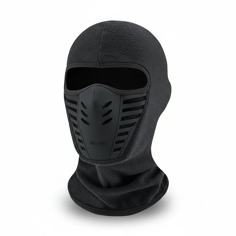 Face Mask Balaclava with Thermal Fleece and Windproof Full Coverage for Cold Weather
