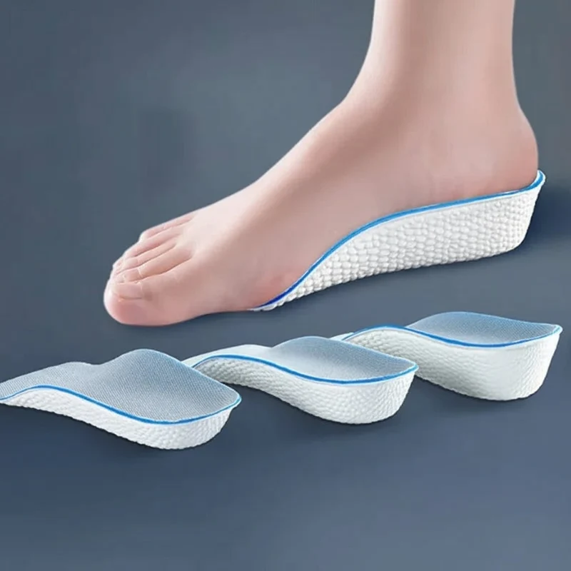 Custom Arch Support Insoles with Height Ergonomic Wedge and Deep Heel Cup for All-Day Comfort