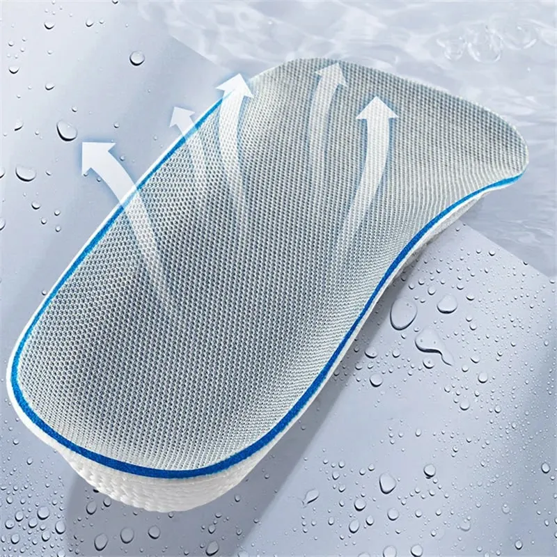 Custom Arch Support Insoles with Height Ergonomic Wedge and Deep Heel Cup for All-Day Comfort