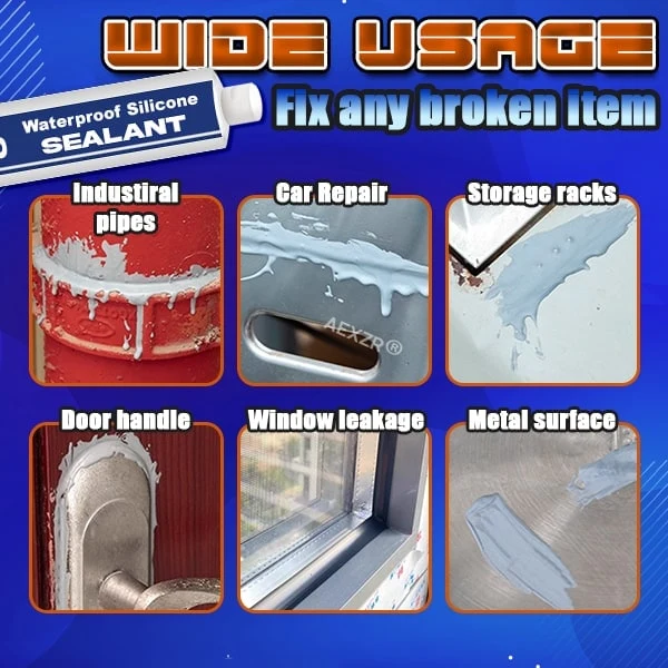 Silicone Sealant Waterproof Flexible Caulk for Windows Pipes and Joints