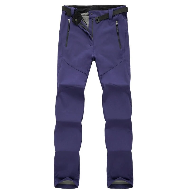 Women's Hiking Pants with Fleece Lining and Softshell for Trekking Climbing Outdoor Adventures