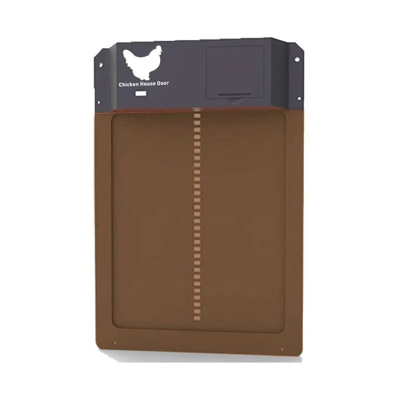 Automatic Chicken Coop Door with Light Sensor and Weatherproof Sliding Panel