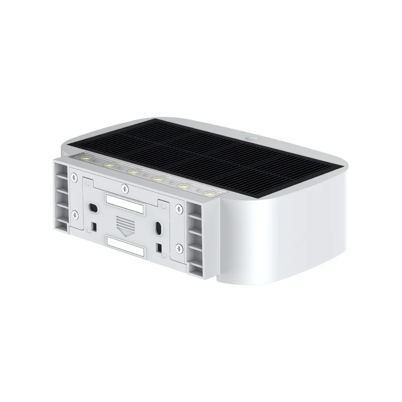 ALCAPOWER - LED Solare da Parete Bidirezionale 929612 | 700lm | 4000K | IP65 | Crepuscolare | 21 LED SMD