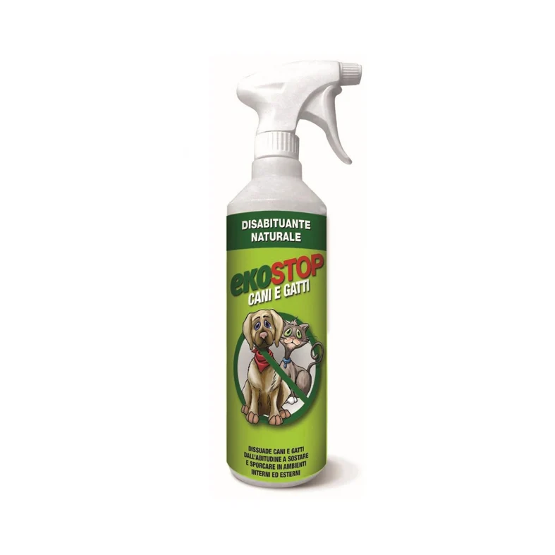 PROCHIMICA - Ekostop Cani e Gatti EKS/CG750 | Disabituante Naturale Spray 750ml | Interno ed Esterno | Innocuo per la Salute