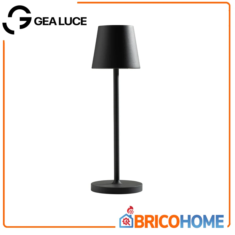 GeaLuce Lampada da tavolo ricaricabile Brillia Up&Down