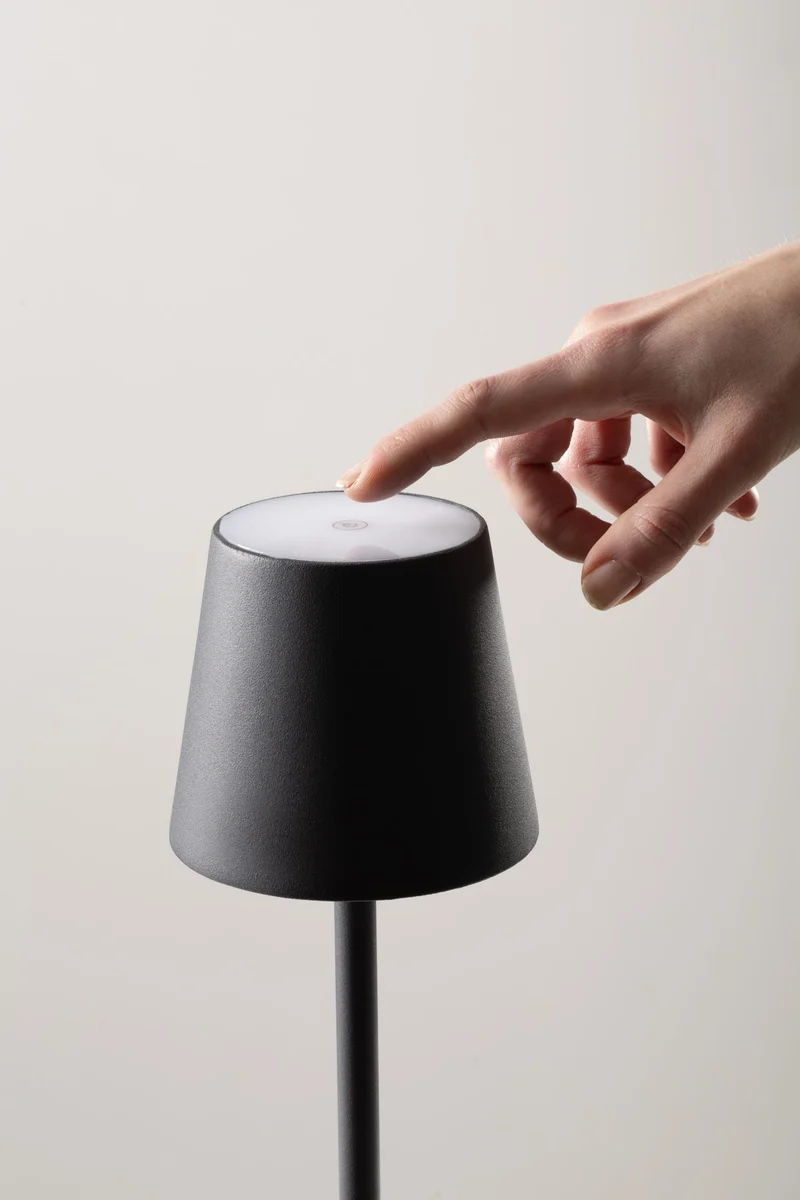 GeaLuce Lampada da tavolo ricaricabile Brillia Up&Down